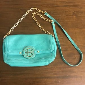 Tory Burch turquoise crossbody